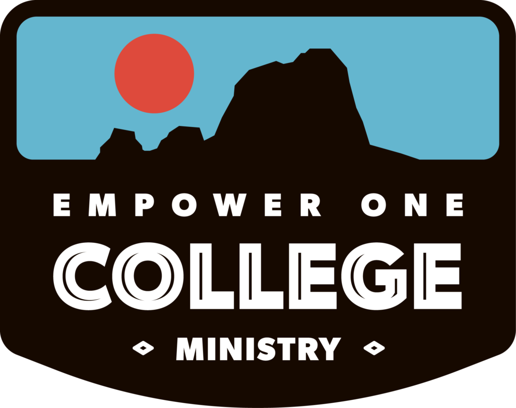 Logo with the text Empower One College Ministry