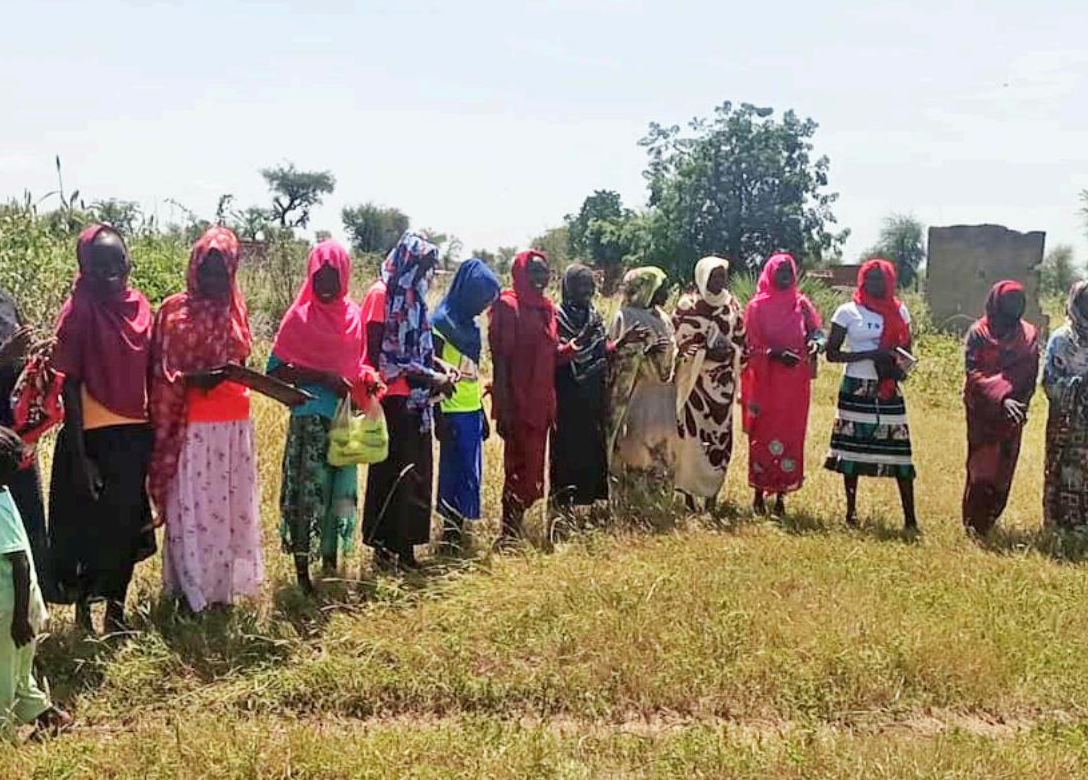Women standing together at a ministry gathering