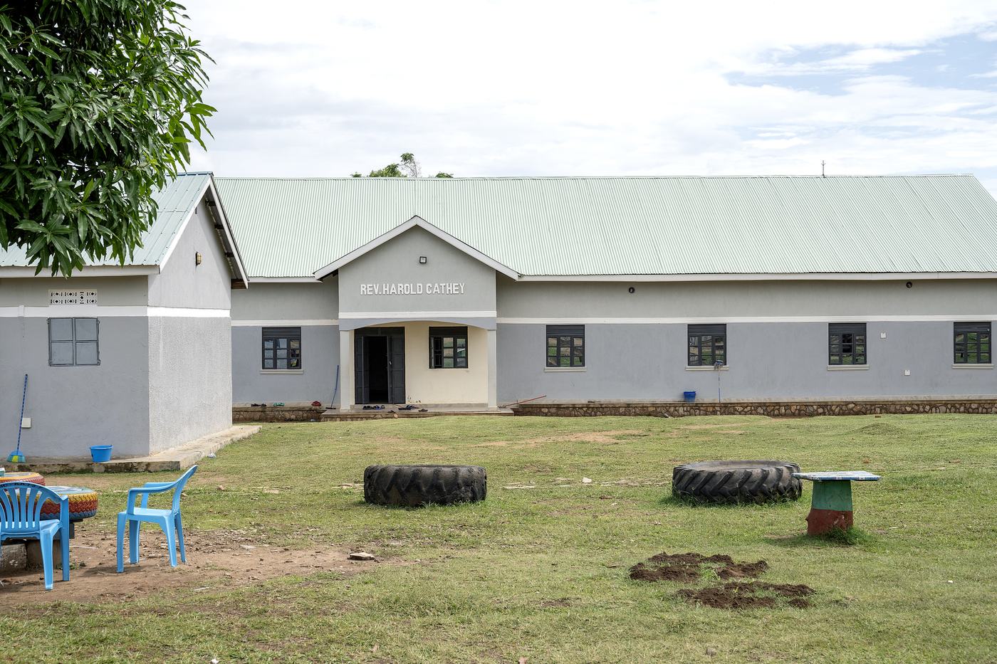 A campus building at NEATS in Kajo Keji