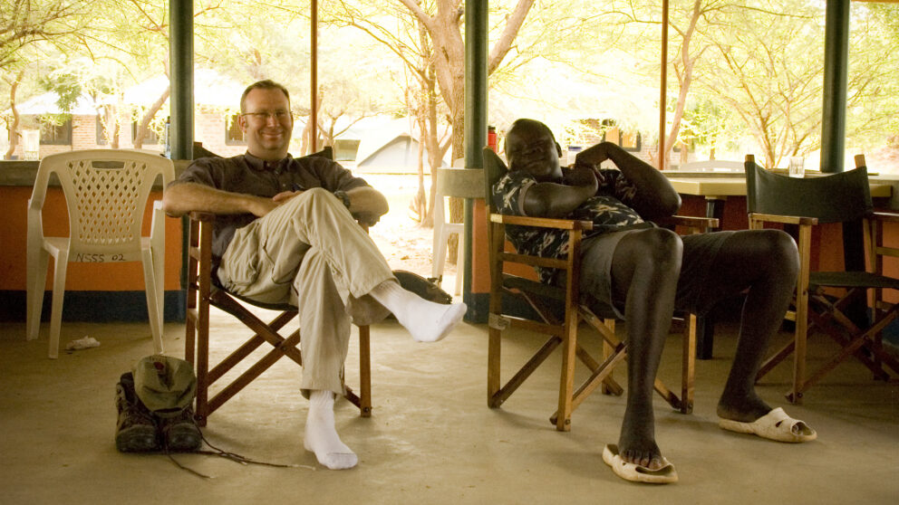 Mike Congrove and David Kaya in Sudan