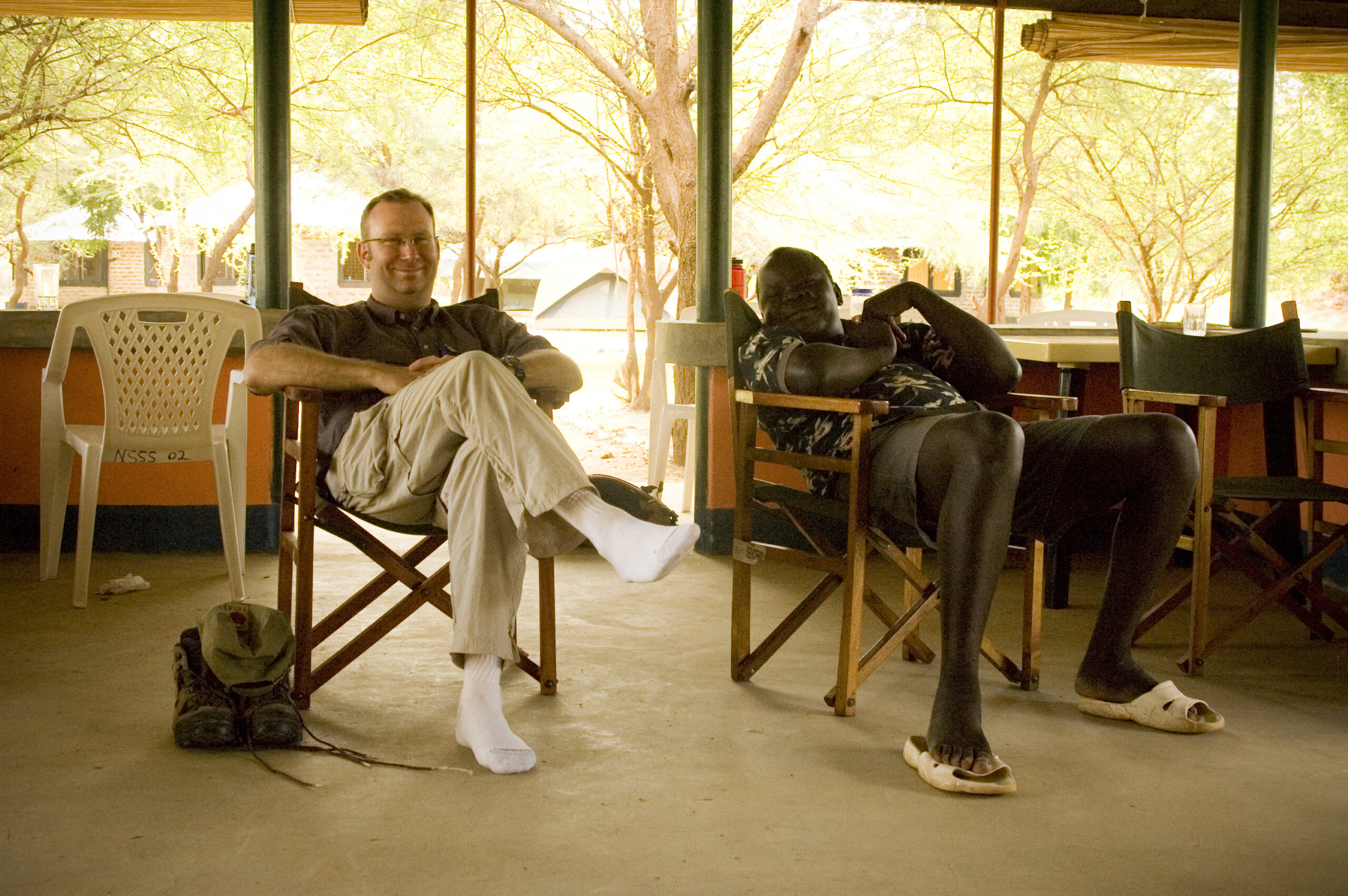 Mike Congrove and David Kaya in Sudan